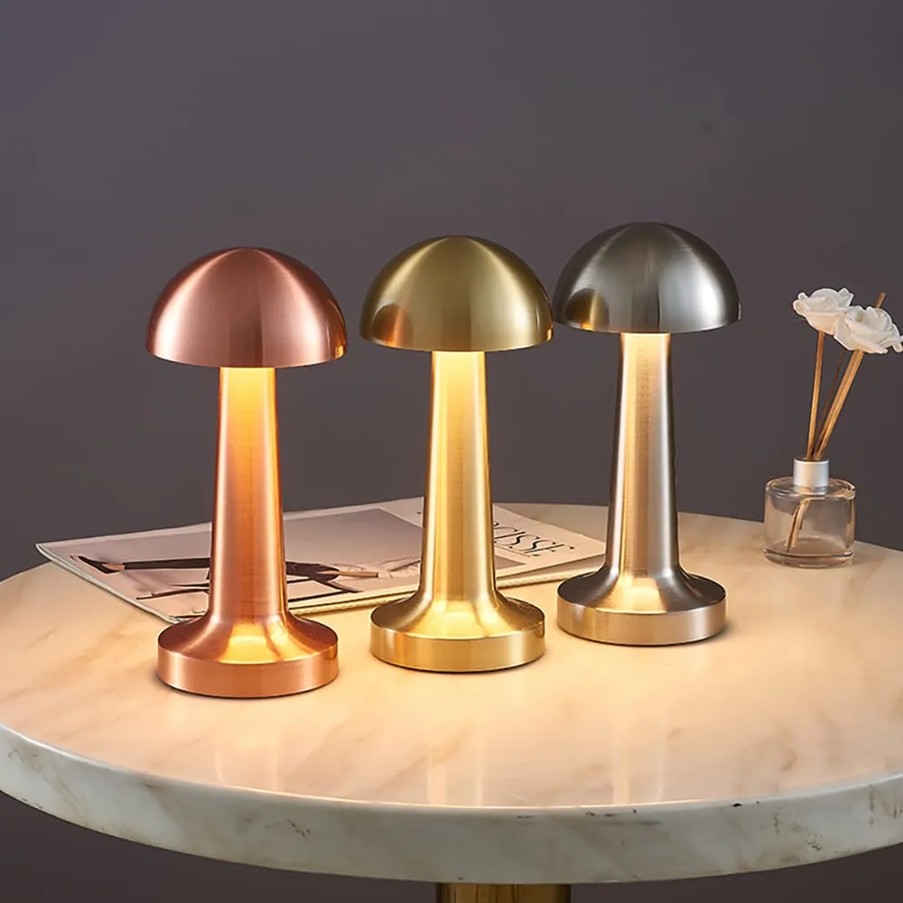 1 Pc Retro Bar Table Lamp Touch Sensor LED Table Lamp Rechargeable Wireless Night Lights for Restaurant Coffee Bedroom S4062946
