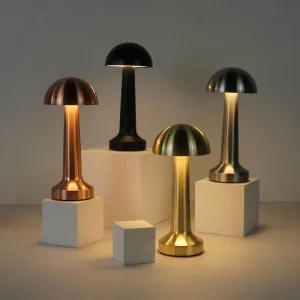 1 Pc Retro Bar Table Lamp Touch Sensor LED Table Lamp Rechargeable Wireless Night Lights for Restaurant Coffee Bedroom S4062946