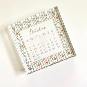 2022 Acrylic Frame Calendar