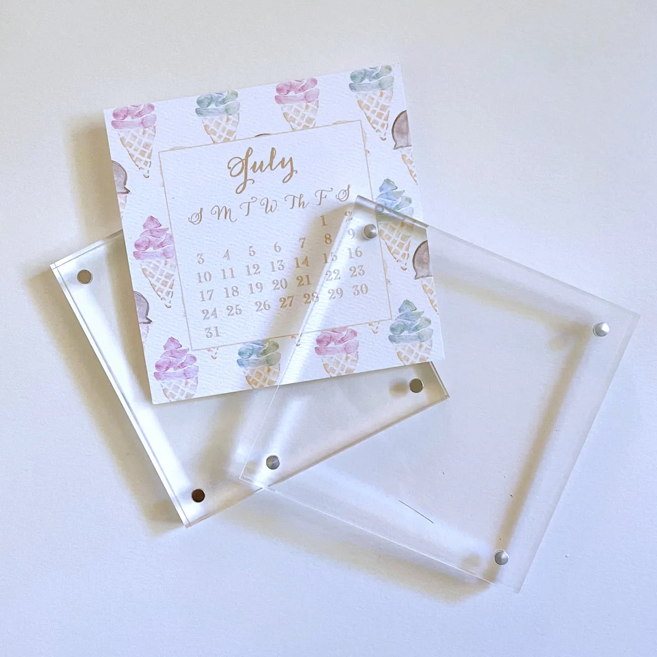 2022 Acrylic Frame Calendar