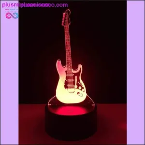 3D Electric Music Guitar LED Illusion Lamp