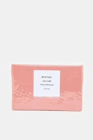 Apricot Solid Pillowcase (2 Piece)