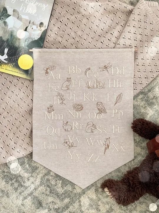 Banner - Woodland Alphabet Wall Hanging