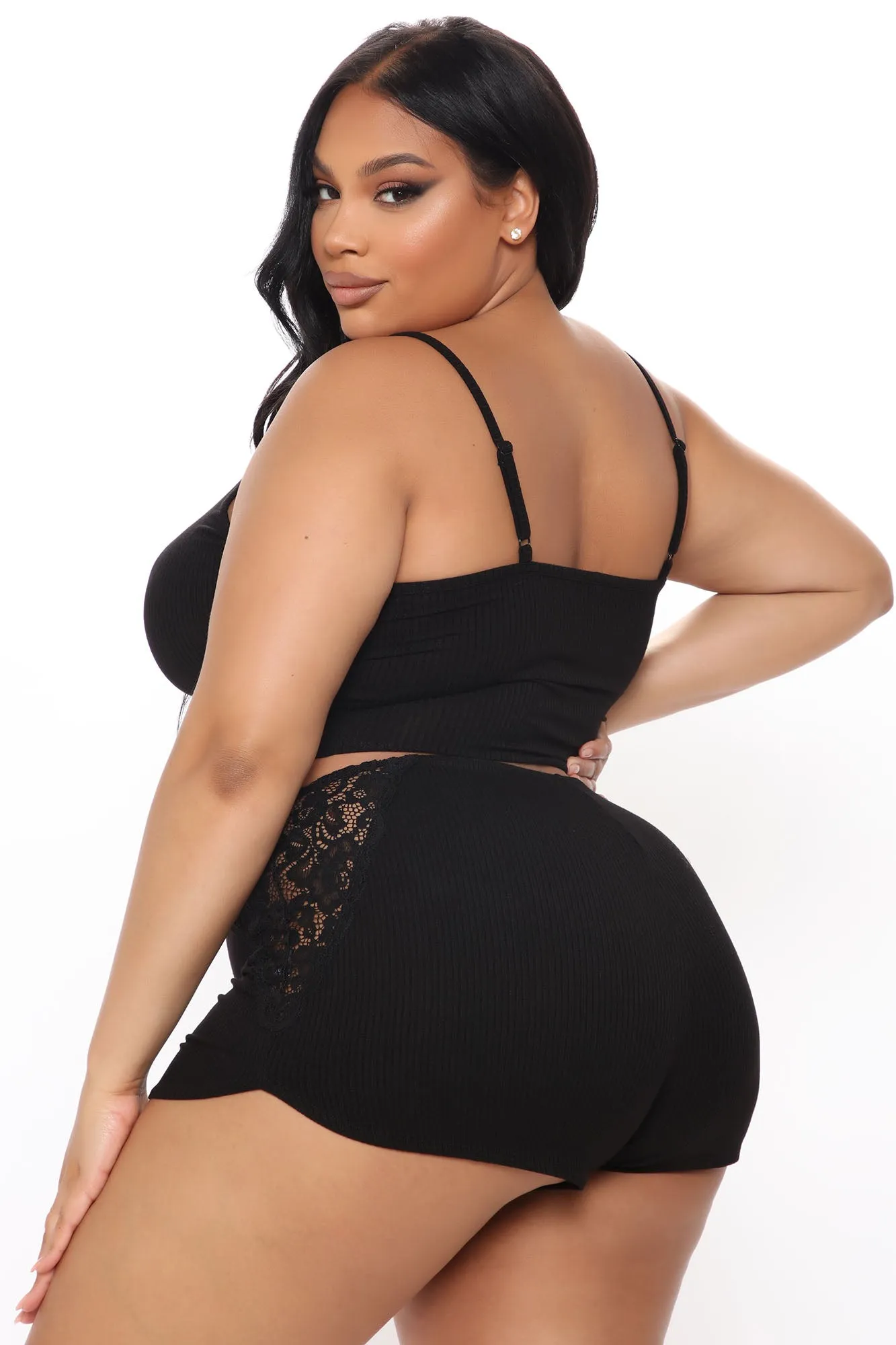 Bedroom Cuddle PJ Set - Black