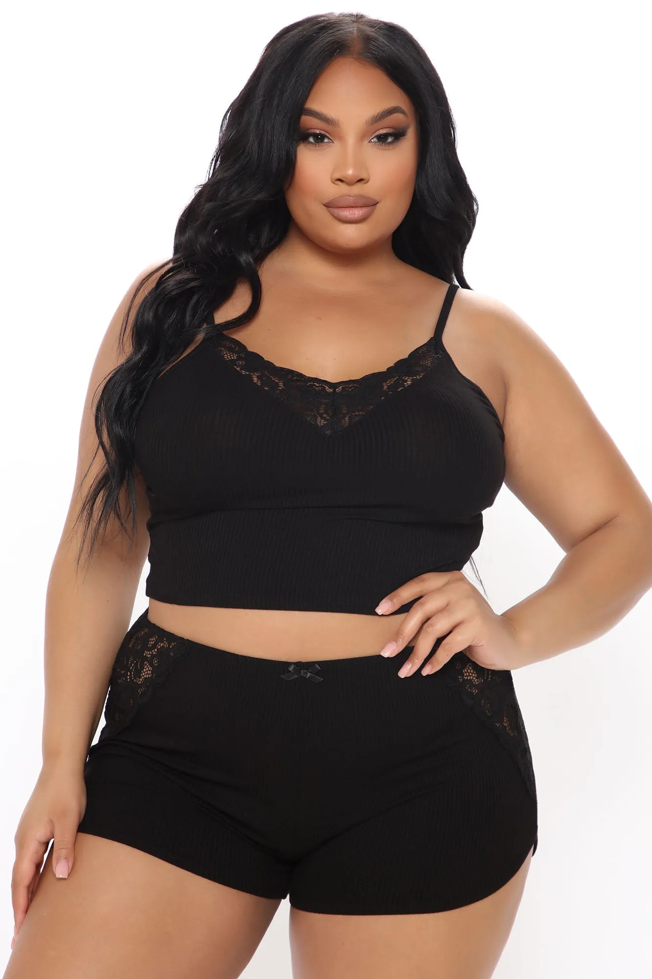 Bedroom Cuddle PJ Set - Black