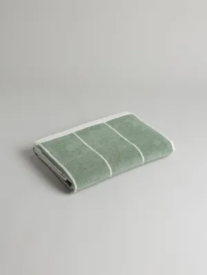 Bethell Bath Towel - Sage / Chalk