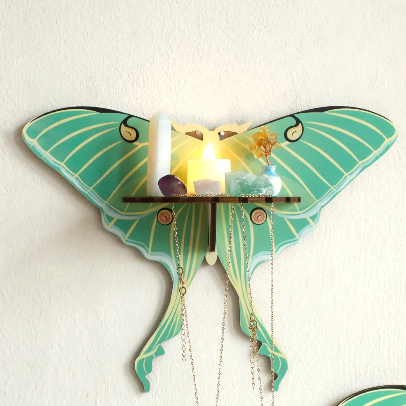 Boho Butterfly Wall Shelf Home Decor