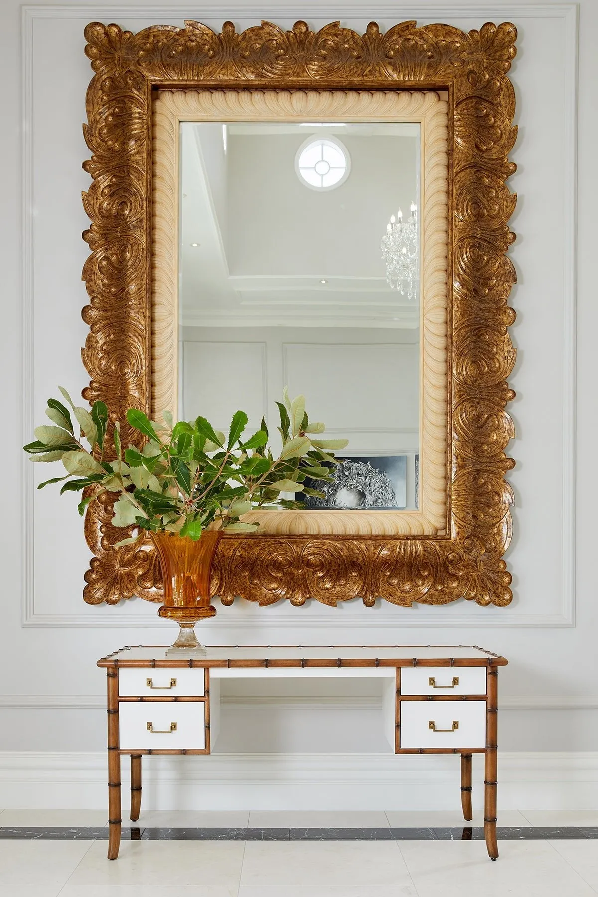 Bordeaux Desk - Ivory