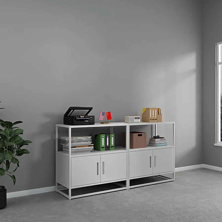 Brussel Low Book Shelves Cabinet