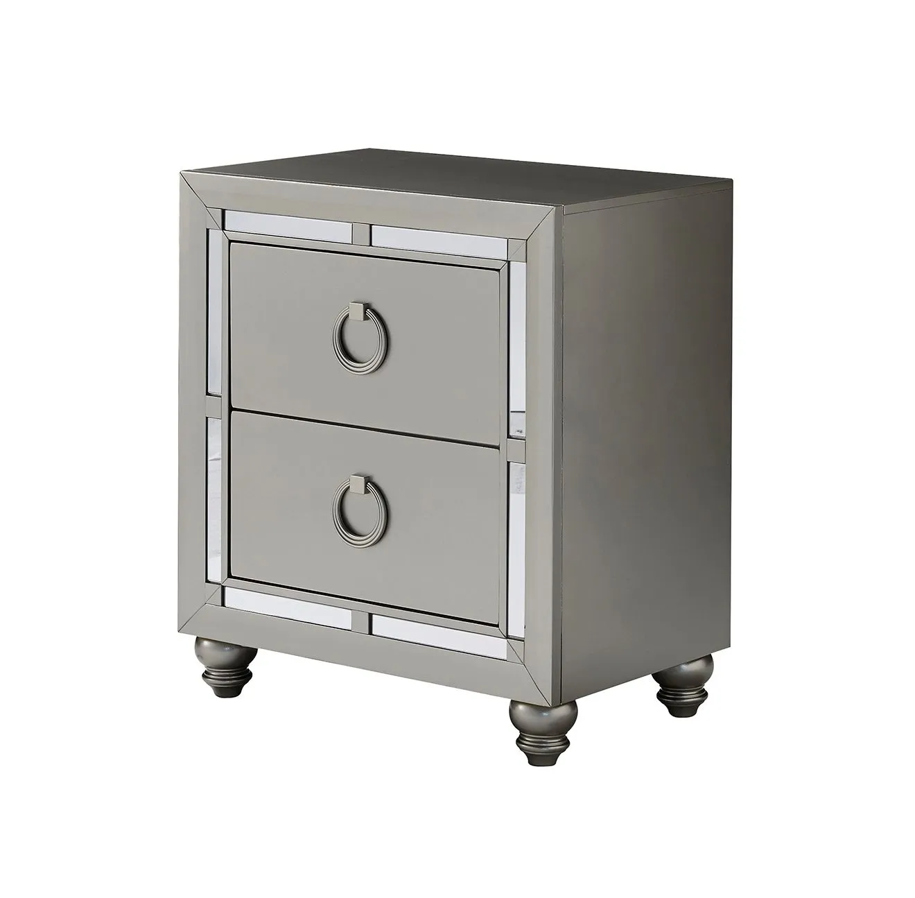 Chloe - Nightstand - Gemstone Silver by Couch.com