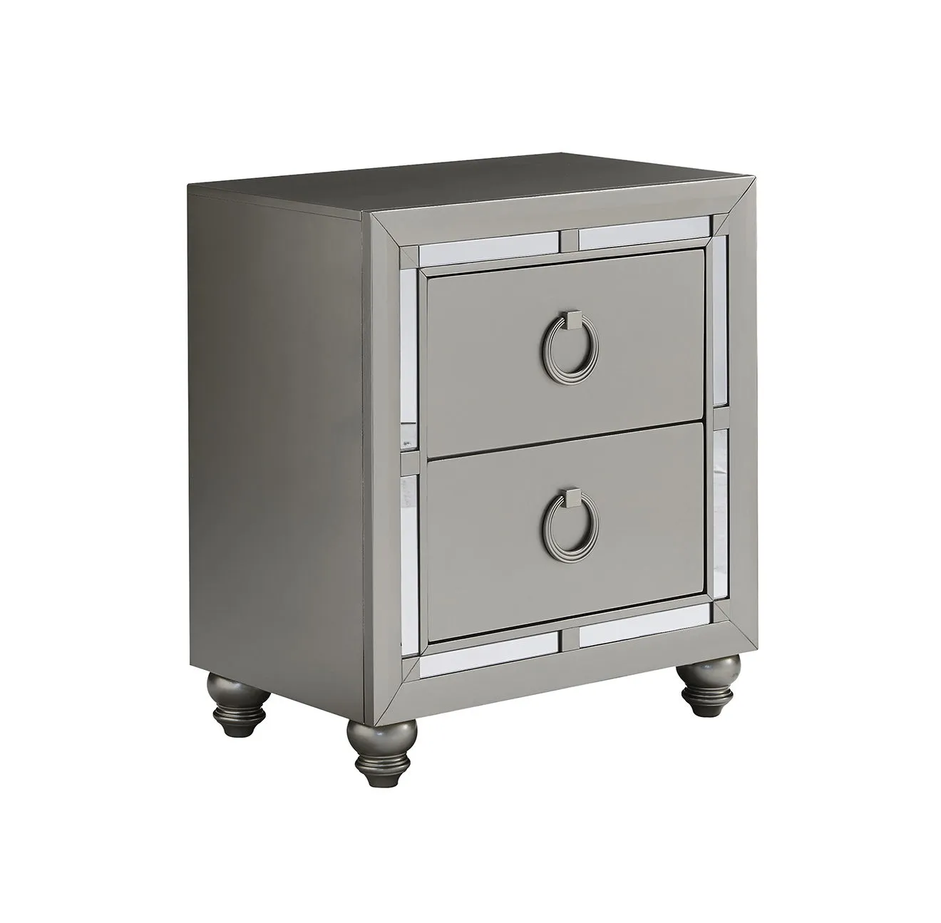 Chloe - Nightstand - Gemstone Silver by Couch.com