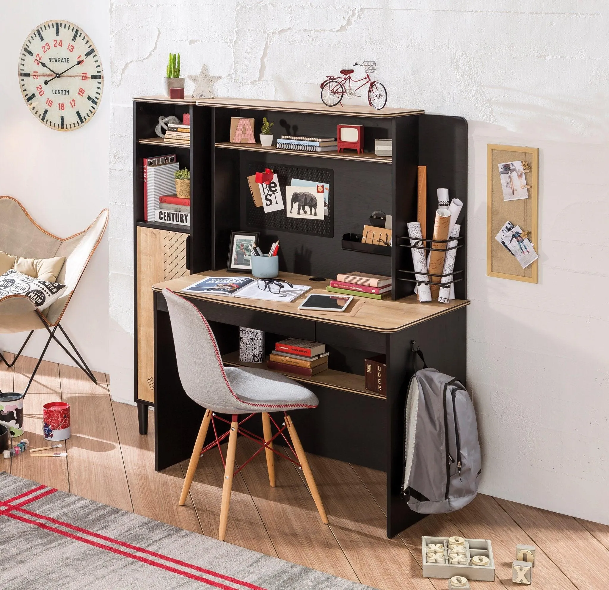 Cilek Black Bookcase