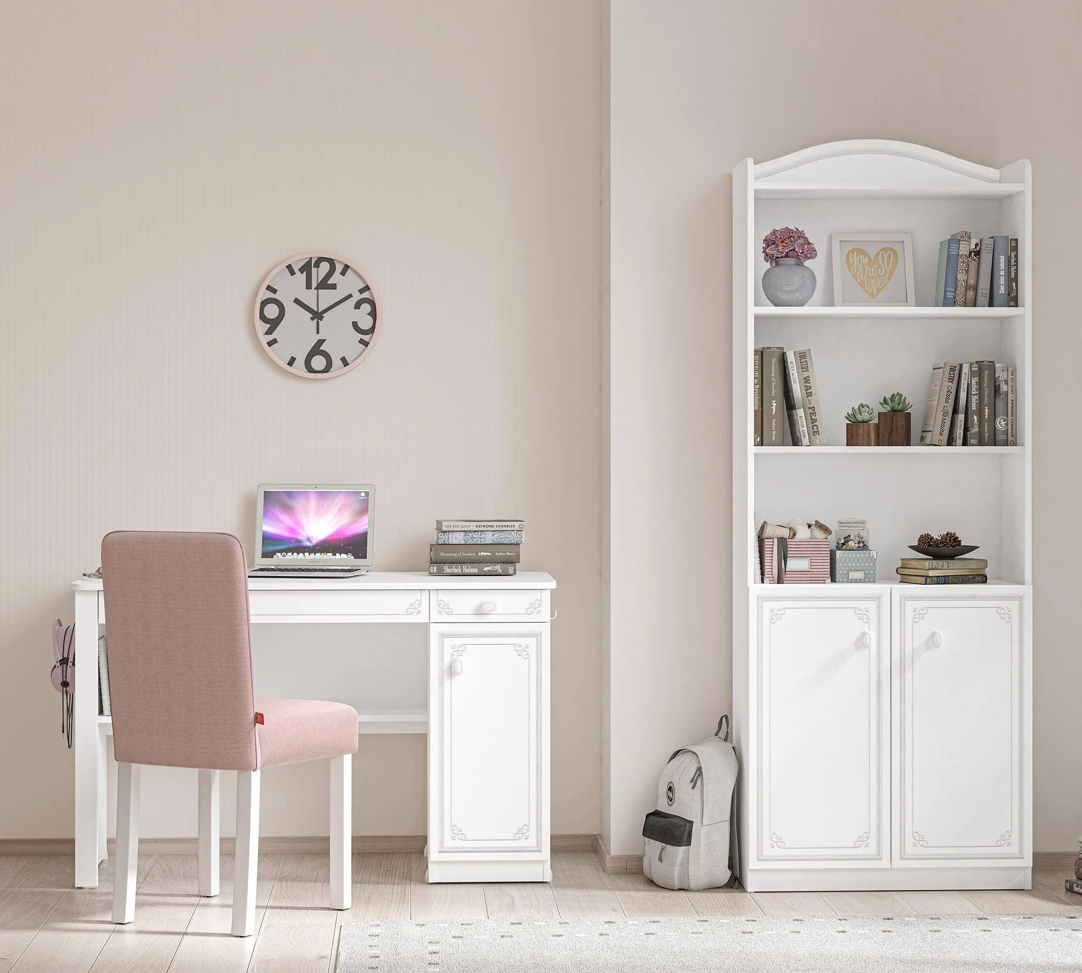 Cilek Selena Grey Bookcase