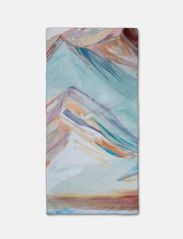Golden Hour in the Rockies Bar Towel