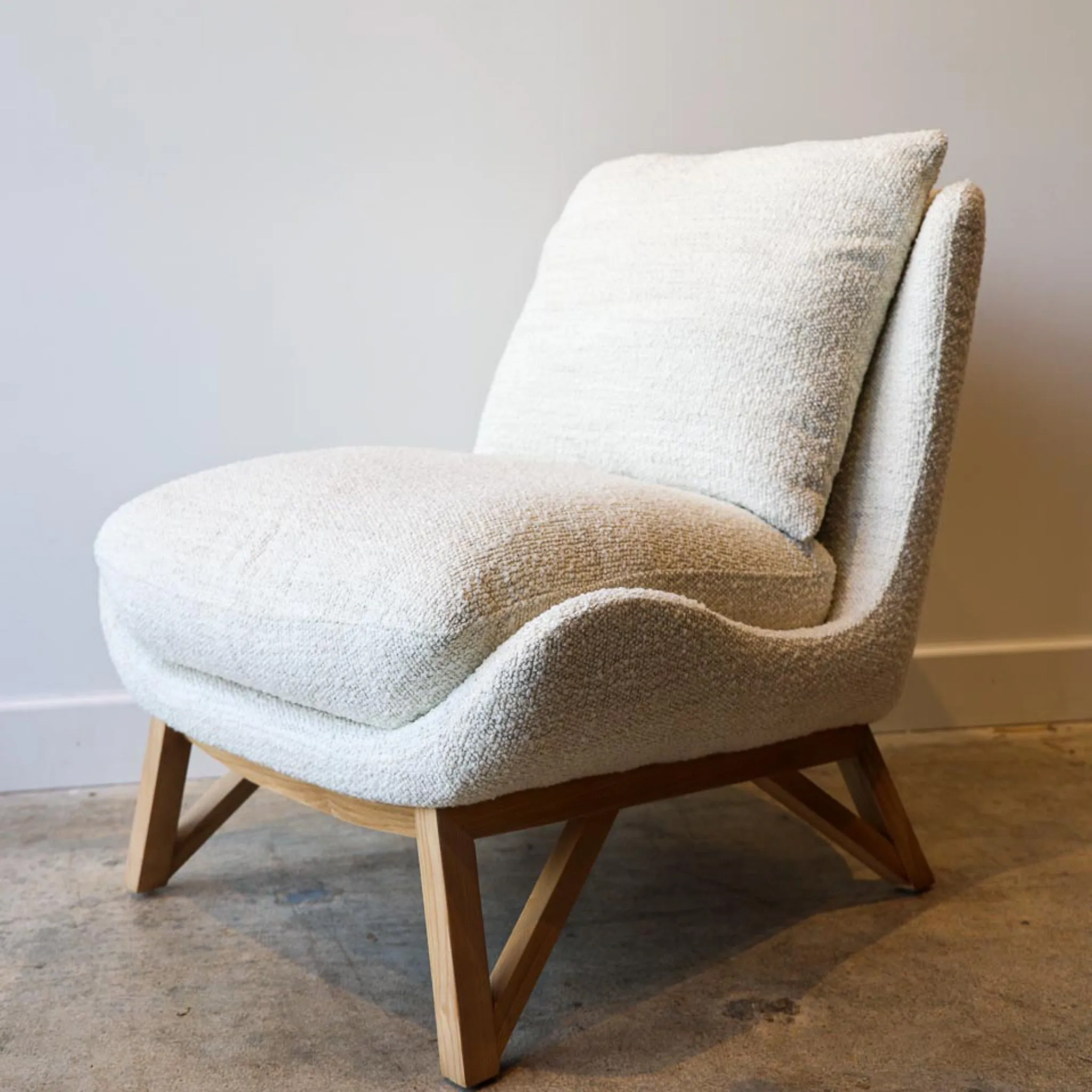 Grace Boucle Performance Fabric Accent Chair