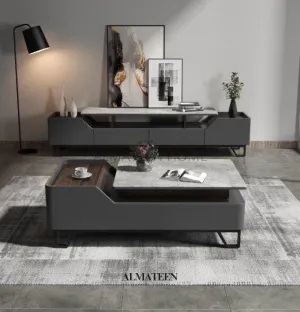 Kayla Grey TV Stand and Center Table