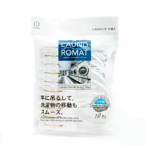 Kokubo Laund Romat Laundry Pins with String Clothespins