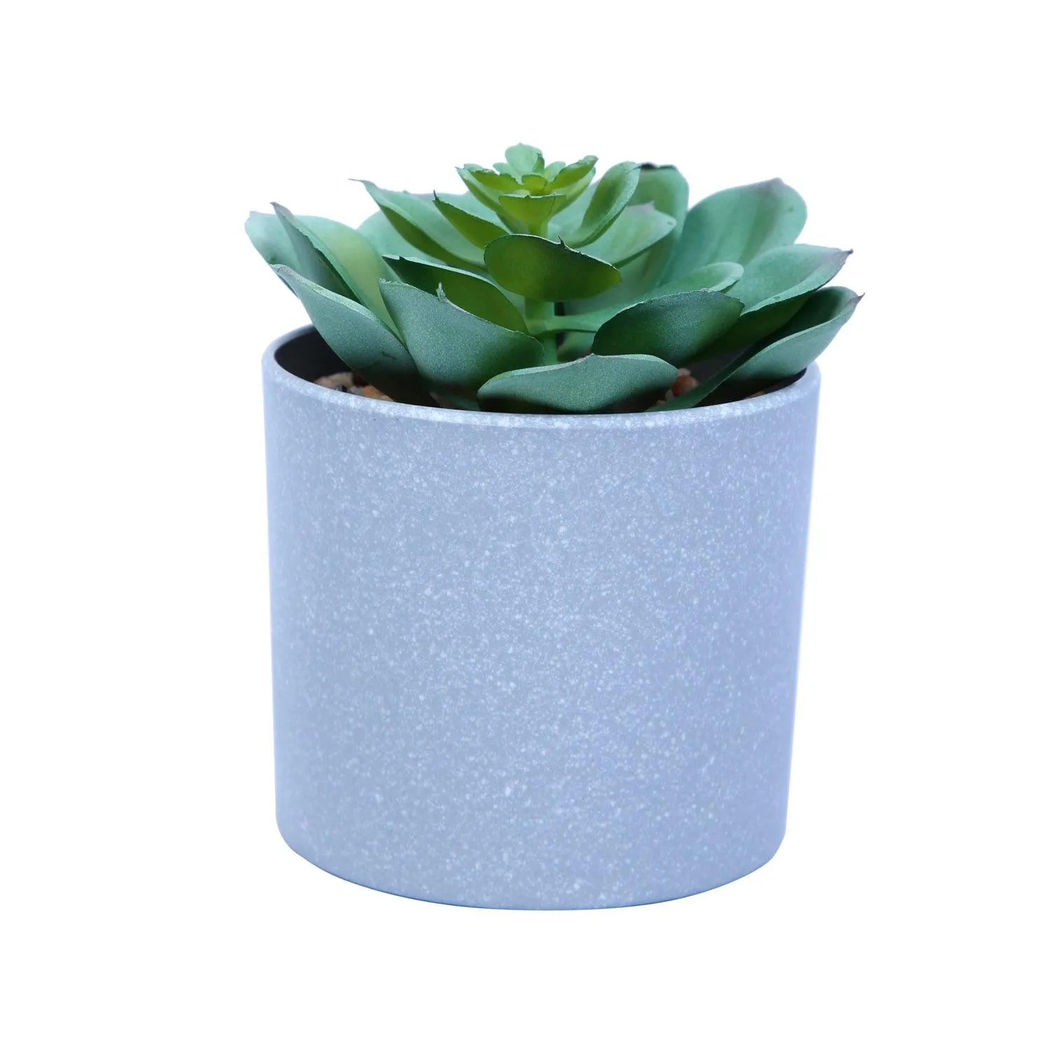 Mini Artificial Plant/Flower in Fiber Pot/Planter