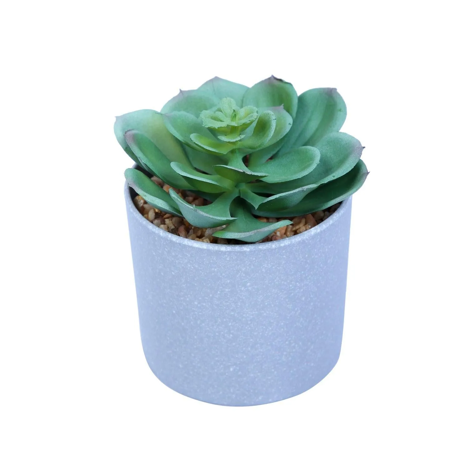 Mini Artificial Plant/Flower in Fiber Pot/Planter