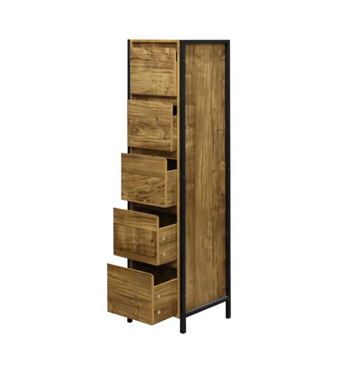 Modern Three Shelf Storage Cabinet-خزانة تخزين حديثة