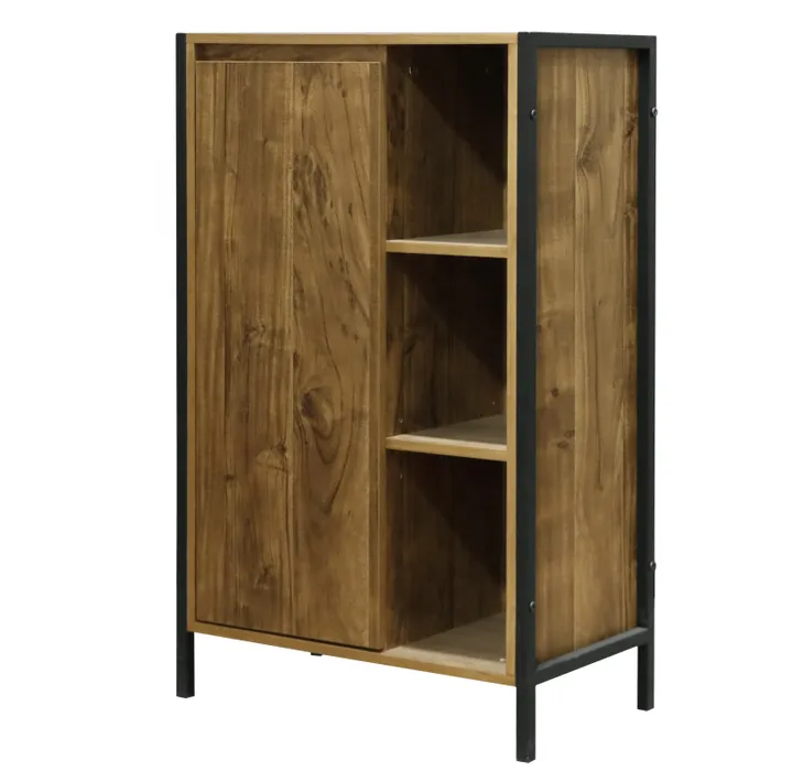 Modern Three Shelf Storage Cabinet-خزانة تخزين حديثة