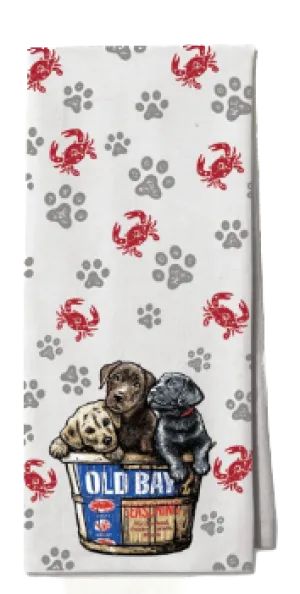 OLD BAY Puppy Kitchen Towel