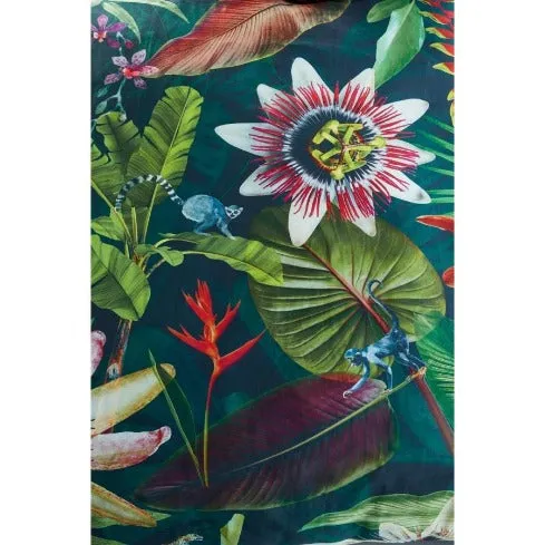 Passiflore Green duvet cover