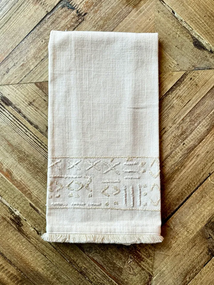 Patina Vie Embroidered Kitchen Towel