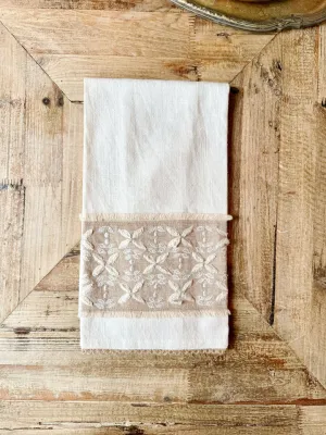 Patina Vie Embroidered Kitchen Towel