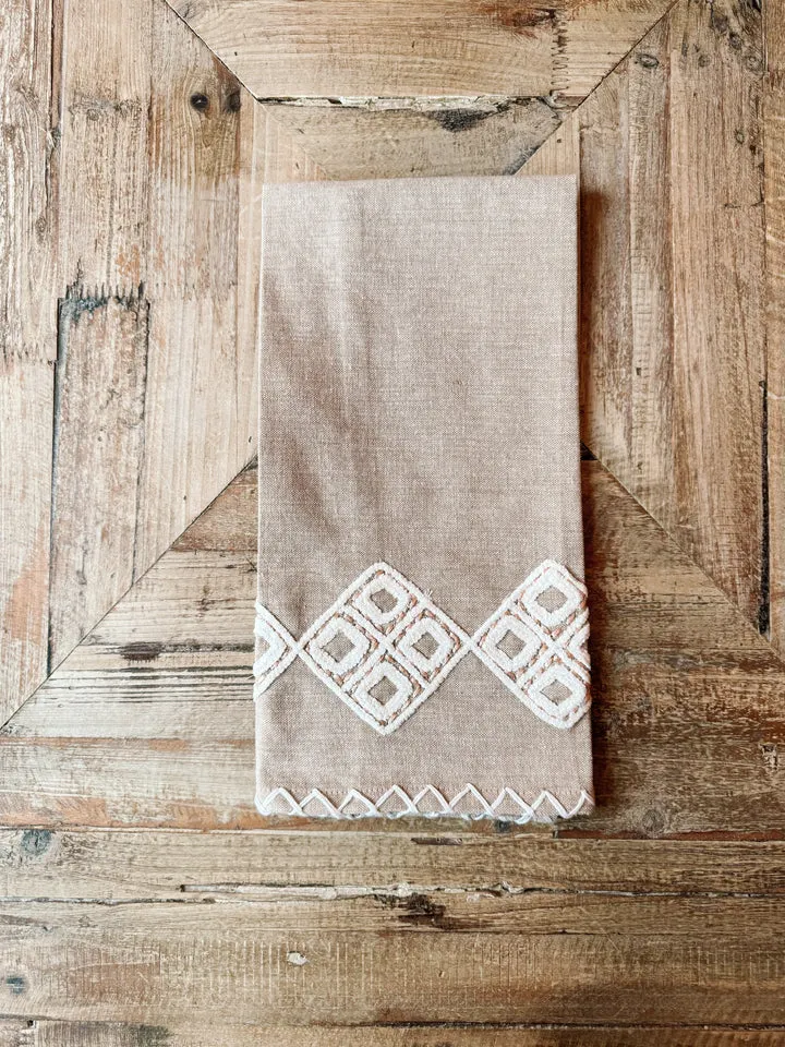 Patina Vie Embroidered Kitchen Towel