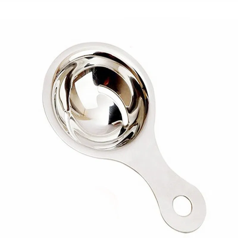 Ramadan new home kitchen stainless steel egg yolk protein separator protein slitting spoon DIY egg mask / cake / bread making kitchen baking tools kit