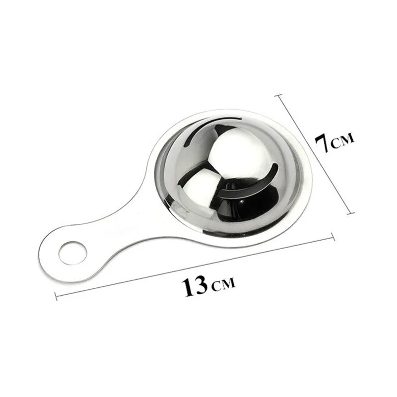 Ramadan new home kitchen stainless steel egg yolk protein separator protein slitting spoon DIY egg mask / cake / bread making kitchen baking tools kit