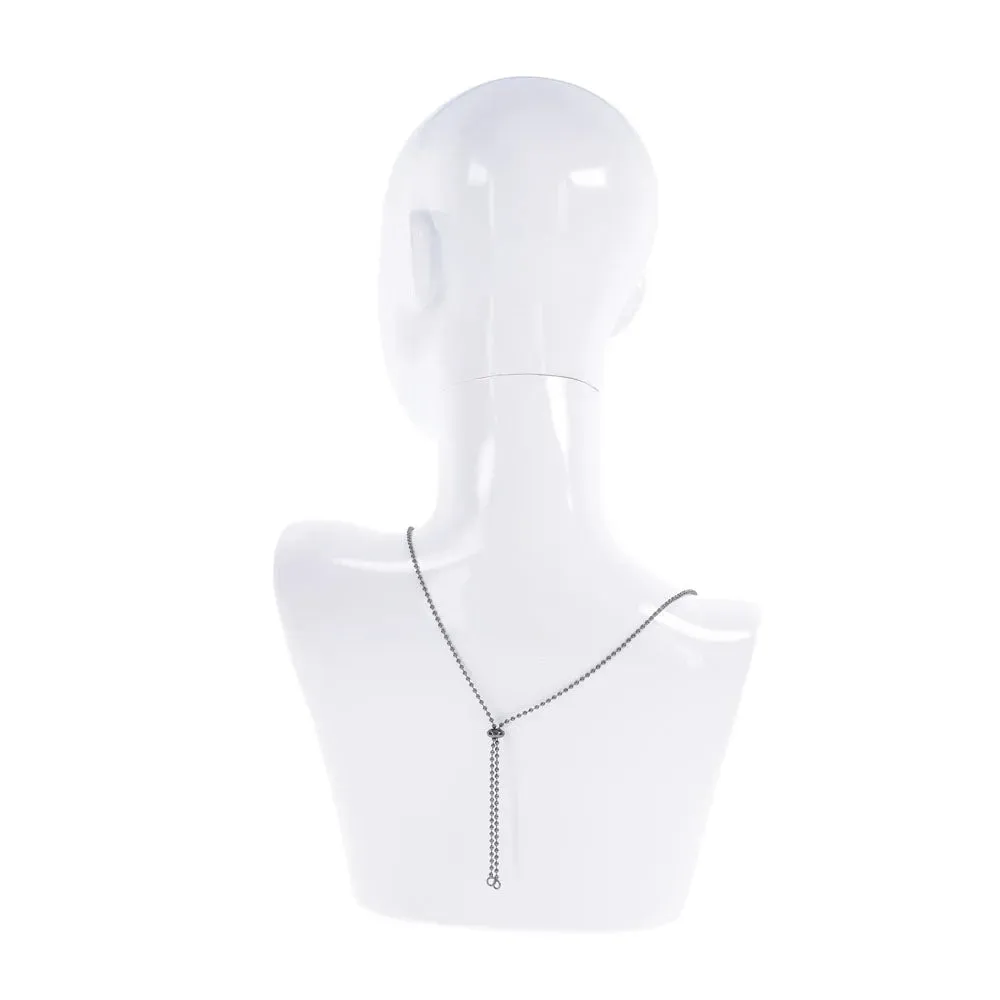 S&M Exs & Ohs Body Jewelry with Nipple Ties - Metal Chain with Nipple Ties