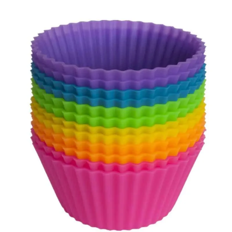 Set Mini Round Silicone Cake Molds