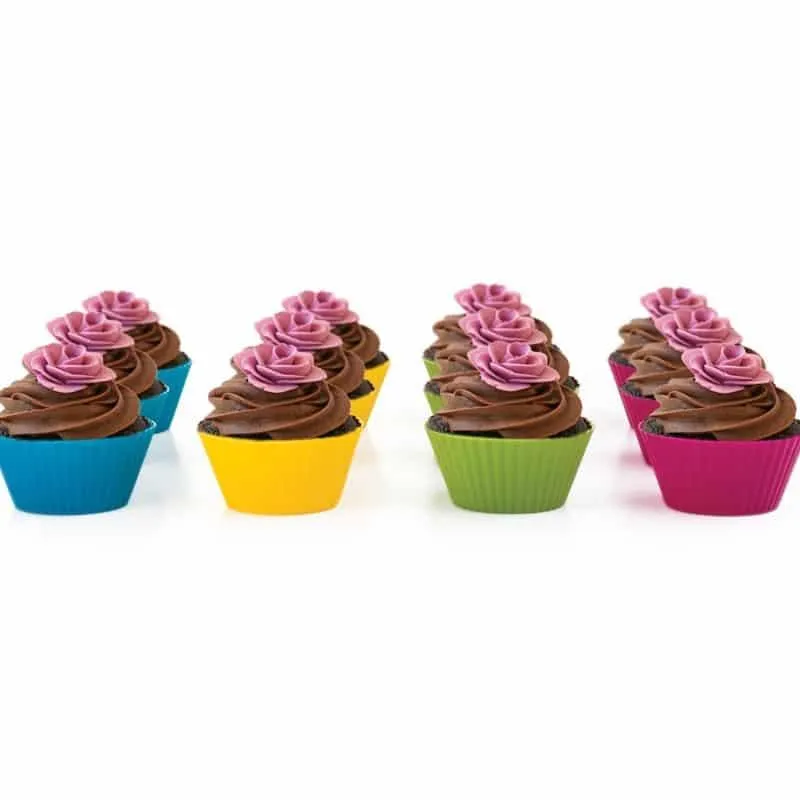 Set Mini Round Silicone Cake Molds