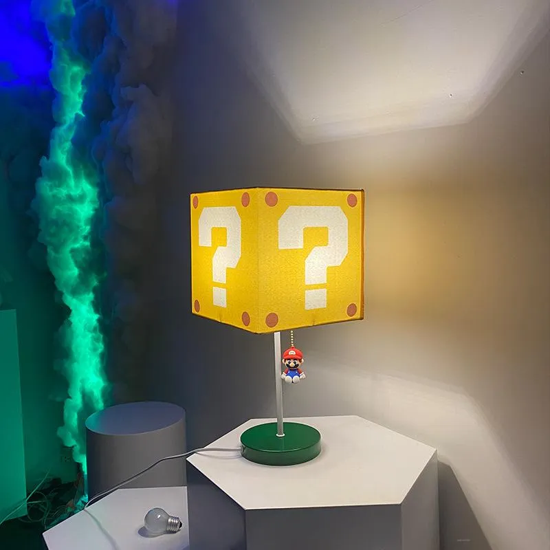 Super Mario Bedroom Bedside Table Lamp Simple Creative