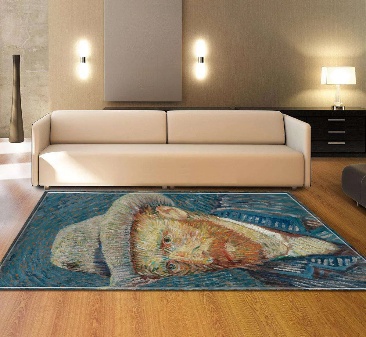 Van Gogh Oil Pattern Carpet