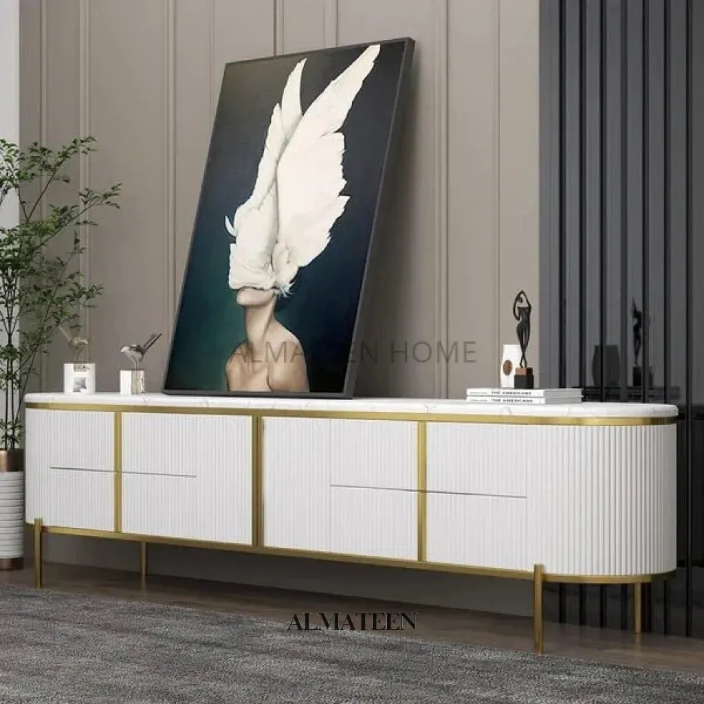 Villa TV Stand with Drawers and Doors