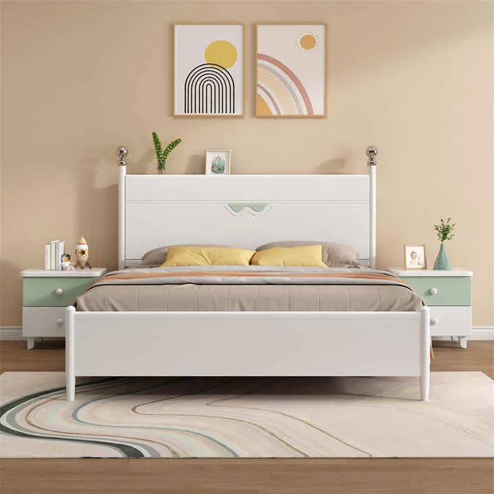 wooden bed .. سرير خشبي